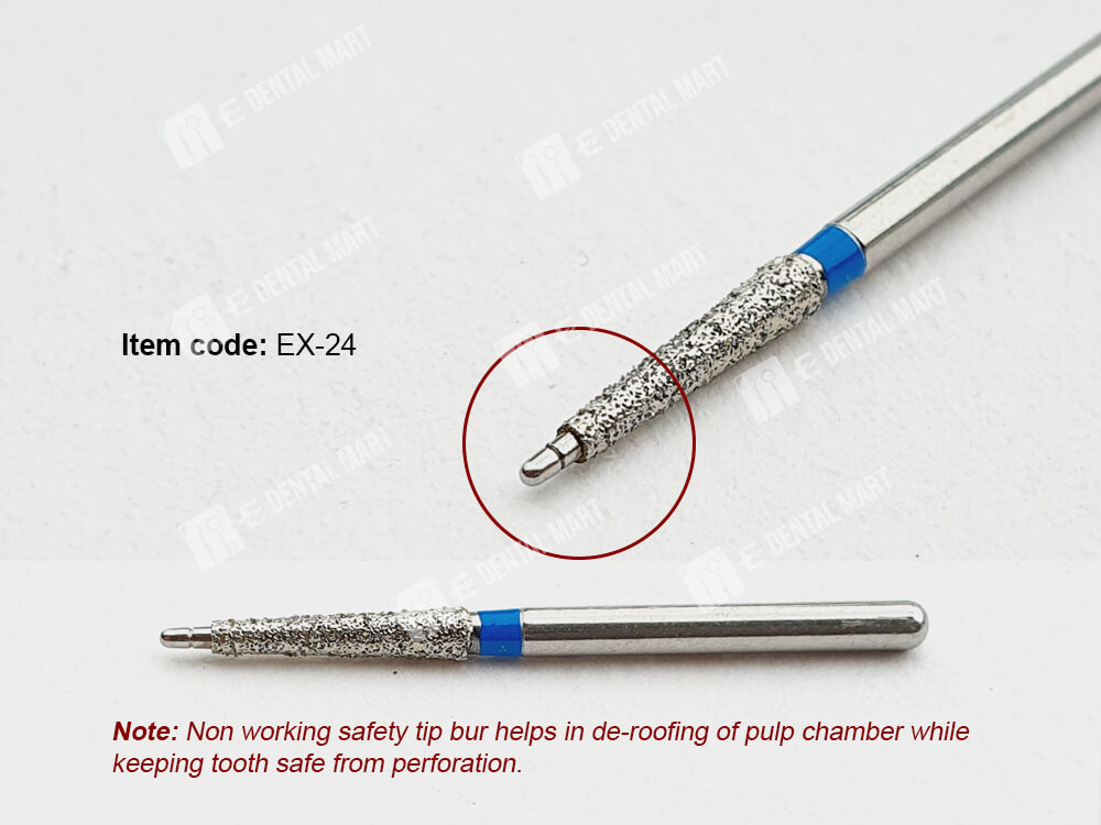 Non Cutting Tip Diamond Bur Online in Pakistan EDental Mart